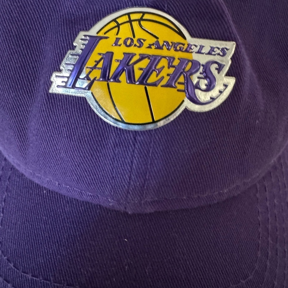Los‎ Angeles Lakers Hat Cap Brand NBA Basketball Hardwood Classics Purple Small